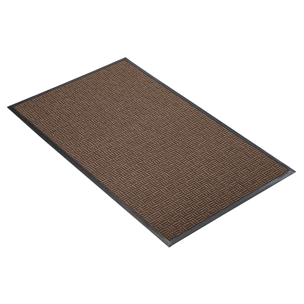 Photos - Doormat 3'x4' Solid  Brown - HomeTrax