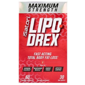 Isatori Lipo-Drex, Maximum Strength, 60 Thermo Capsules - 1 of 3