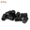 Unique Bargains Tire Stem Valve Caps Wheel Valve Covers Car Dustproof Hexagon Shape Aluminium Alloy Tire Cap 8  Pcs - 3 of 4