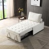 NicBex Multipurpose Linen Fabric Pull Out Sofa Bed Convertible Sleeper Chair Foldable Bed Lazy Sofa for Living Room - 4 of 4