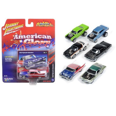 Street Freaks Release 1-A, Set of 6 cars 1/64 Diecast Model Cars by Johnny Lightning