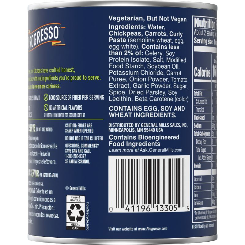 Progresso High Protein Chickpea &#38; Noodle - 18.5oz, 5 of 9