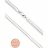 Herringbone Chain Necklace, 4.5mm, Flexible, Simple and Fashionable, Suitable for Daily Wear - 2 of 4