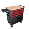 Maggift Tool Boxes and Totes, Movable Case with Wheels and Drawers, Rolling Storages for Workshop of Heavy Duty Metal Tool, Black, 26.9"*17.9"*28.5" - 3 of 4