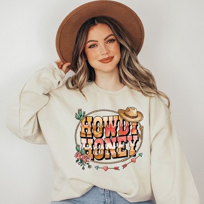 Simply Sage Market Women's Graphic Sweatshirt Howdy Honey