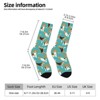 Beagle Scatter Blue Women Printed Crew Socks Funny Funky Socks Soft Polyester Novelty Gifts for Artists Men - 2 of 4
