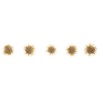 John Bead 0.5in Beige Glitter Pom Poms for Crafts DIY Art Creative, 100pcs - 3 of 4