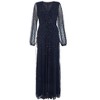 QUIZ Women's Embellished Wrap Long Sleeve Maxi Dress - 4 of 4