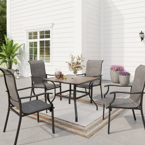 Rust proof patio on sale dining set