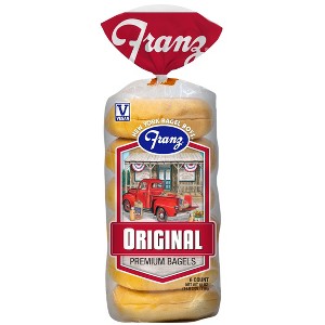 Franz Original Plain Bagels - 18oz/6ct - 1 of 4