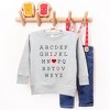 The Juniper Shop Alphabet I Love You Youth Ultra-Soft Graphic Sweatshirt - 2 of 3