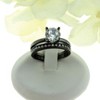 Envy Wedding Ring Set for Women 1.25Ct Solitaire Engagement Matching Band Ginger Lyne Collection - 4 of 4