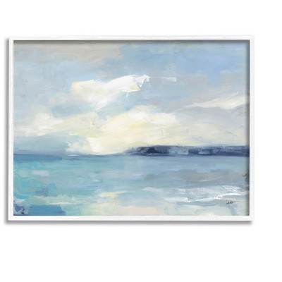 Stupell Industries Abstract Ocean View Landscape Framed Giclee Art