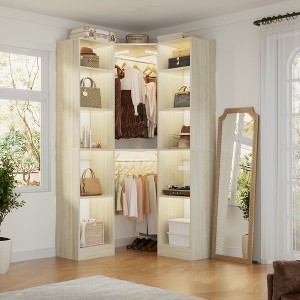 Aheaplus Corner Closet System with 12 Shelves - 1 of 4