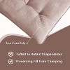 KWPZQEB Foldable Chenille Lounge Floor Pillow Cushion, Folding Cushion with Travel Wrap, Tufted Seat for Meditation, Yoga, Reading (74''x27") - 4 of 4