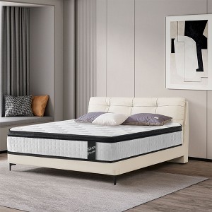 NicBex Medium Firm Cool Cover Memory Foam Hybrid Mattress for Comfy Sleep,Breathable Bed Mattress in a Box - 1 of 4