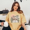 Simply Sage Market Women's Howdy Ghosties Short Sleeve Garment Dyed Tee - 2 of 2