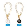 Unique Bargains Charm Personalized Initial Name ID Stanley Tumbler Cup Accessories 2 Pcs - 3 of 4