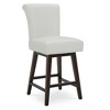 Spruce&Spring Upholstered 26-inch Counter Height Swivel Barstool - 2 of 4