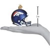 Old World Christmas Blown Glass Ornament for Christmas Tree, Denver Broncos Helmet - 3 of 3
