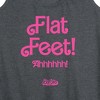 Women's - Barbie - Barbie Movie Flat Feet Graphic Racerback Tank - 2 of 4