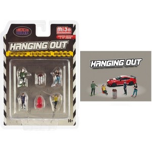 "Hanging Out" 6 piece Diecast Figure Set Limited Edition to 3600 pieces Worldwide 1/64 Scale Models by American Diorama - 1 of 3