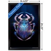 Trends International DC Comics Movie Blue Beetle - Scarab Teaser One Sheet Framed Wall Poster Prints - 3 of 4