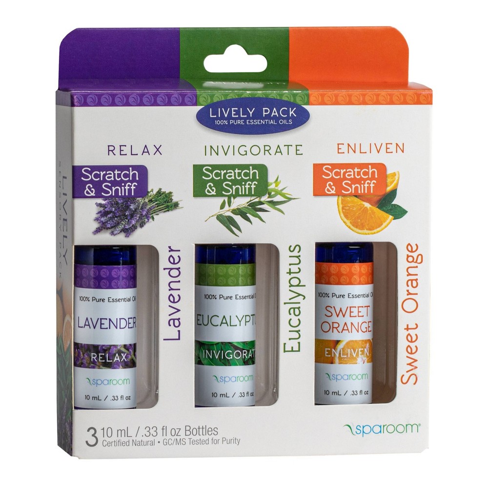 Lively Essential Oil 3pk 10ml - SpaRoom