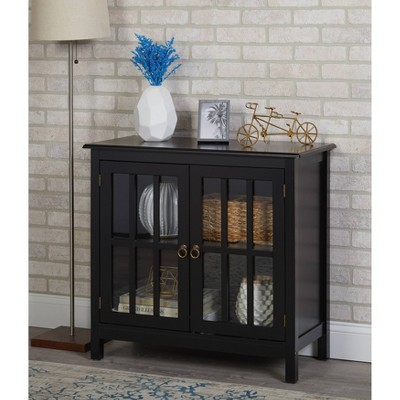 target black cabinet