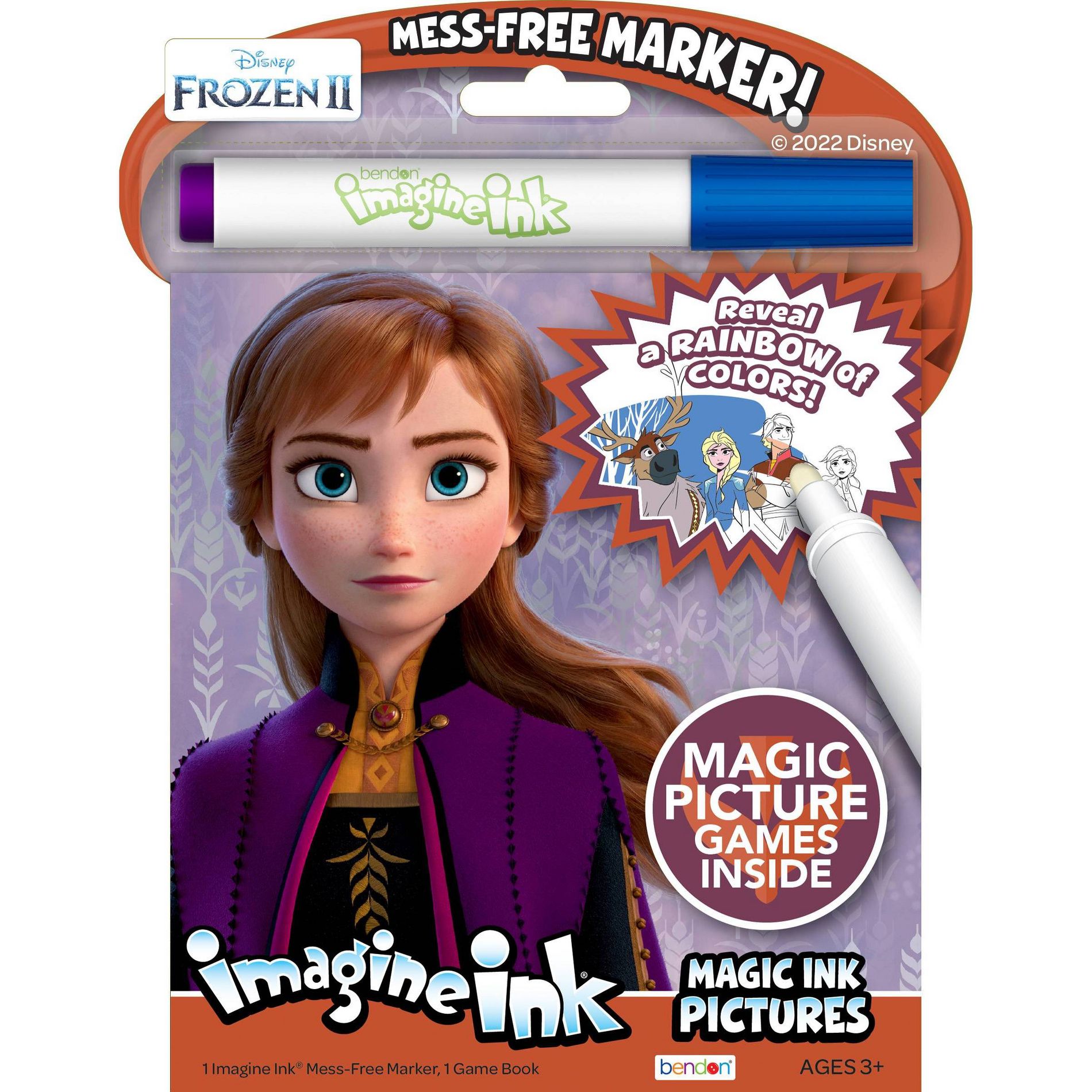 Frozen 2 Imagine Ink Magic Ink