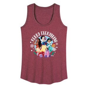 Women's - Disney - Merry Everything Graphic Racerback Tank - 1 of 4