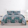 Southshore Fine Living Flora 300 TC 100% Long Staple Cotton Sateen Duvet Cover Set with Shams - 3 of 4