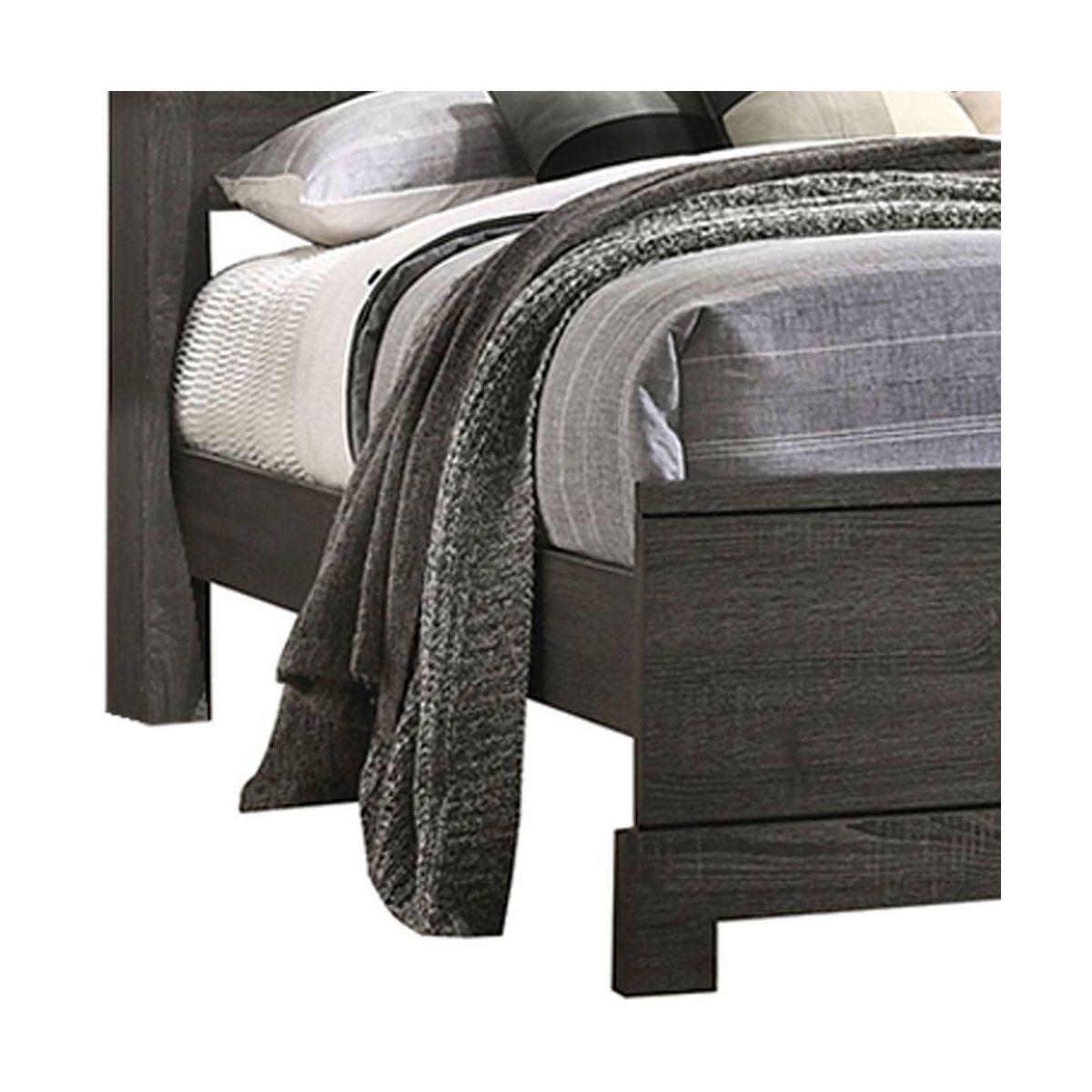 Lantha Bed with Storage Gray Oak - Acme Furniture - thumbnail 5