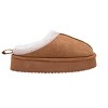Kensie Girl’s Slippers - Cozy House Slippers for Kids with Fuzzy Faux Shearling Upper and Platform Sole - 2 of 4