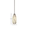 Toltec Lighting Paramount 1 - Light Pendant in  Brushed Nickel with 5.5" Natural Fusion Shade - 3 of 3