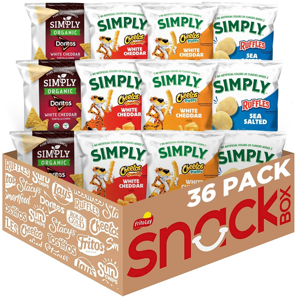 Frito-Lay Simply Snacks Variety Pack (36ct/31.5oz) — USE BY: NOV 5 2024