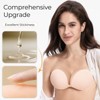 Falorda 2025 Upgraded Magnetic Clasp Adhesive Strapless Bra Seamless Sticky Invisible Push up Bras for Women Backless Dress - 3 of 4