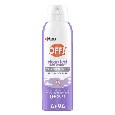 OFF! Clean Feel Mosquito Repellent Picaridin Deet Free Bug Spray Travel Size - 2.5oz