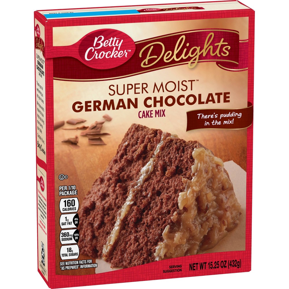 UPC 016000409927 product image for Betty Crocker Super Moist German Chocolate Cake Mix - 15.25oz | upcitemdb.com