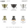 Livex Lighting Endicott 1 - Light Semi-Flush Mount in  Bronze/Antique Brass - 4 of 4