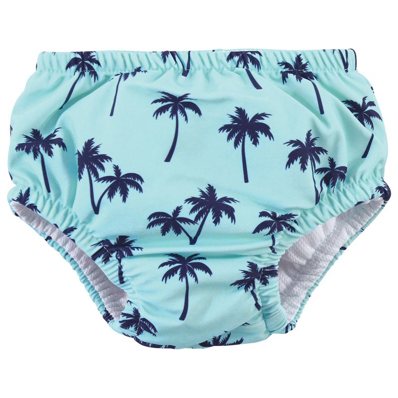 Hudson Baby Infant and Toddler Boy Swim Diapers, Palm Trees, 4 of 6