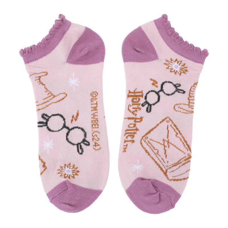 Harry Potter Icons Women's 5-Pair Ankle Socks, 3 of 7