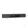 CAVINAS Floating TV Stand for 55-65 Inch" TVs,63" Entertainment Center with 16-Color LED Lights,Wall Mounted TV Console for Living Room,Bedroom - 3 of 4