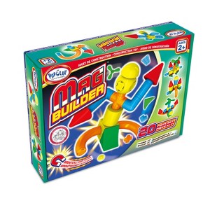 Popular Playthings Mag Builder® Magnetic Building Set, 20 Pieces - 1 of 3