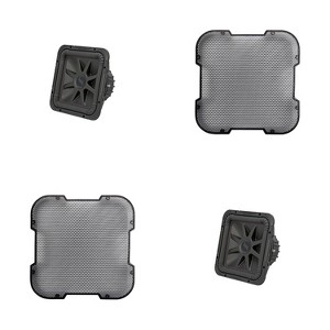 Kicker (2) 45L7R124 L7R 12" Subwoofer, Dual Voice Coil, 4-Ohm & 52GL712 Grill Bundle - 1 of 4