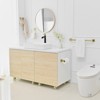 BWE 5-Piece Bath Hardware Set with Towel Bar, 2 Towel Hook,Toilet Paper Holder and Towel Ring - 2 of 4