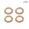 Unique Bargains Wedding Birthday Acrylic Shiny Decorative Reusable Artificial Crystal Napkin Ring 4 Pcs - 3 of 4
