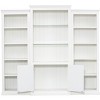 NicBex Retro Display Bookcase 5 Color Adjustable Shelves Mid-Century Modern Tempered Glass Cabinet Multiroom Display Solution, White - 3 of 4