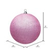 Vickerman Pink Ball Ornament - 2 of 4