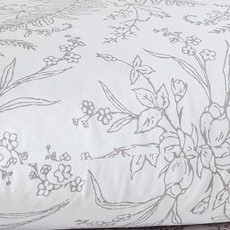 white with sand flowers